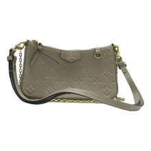 Load image into Gallery viewer, Louis Vuitton Monogram Leather Pouch Strap Satchel Bag Beige