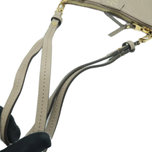 Load image into Gallery viewer, Louis Vuitton Monogram Leather Pouch Strap Satchel Bag Beige