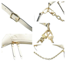 Load image into Gallery viewer, LOUIS VUITTON Loop Damier Azur Leather Shoulder Bag Cream
