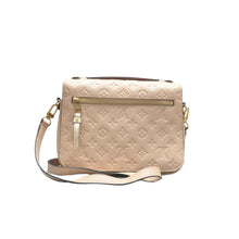 Load image into Gallery viewer, Louis Vuitton Metis Monogram Leather Satchel Bag Beige