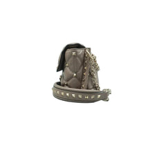 Load image into Gallery viewer, VALENTINO Rockstud Quited Leather Shoulder Bag Beige