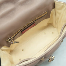 Load image into Gallery viewer, VALENTINO Rockstud Quited Leather Shoulder Bag Beige
