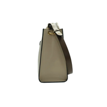Load image into Gallery viewer, Fendi Runaway Shopping Leather Satchel Bag Beige