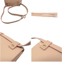 Load image into Gallery viewer, Christian Dior Saddle Grained Calfskin Leather Shoulder Bag Beige