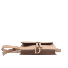 Load image into Gallery viewer, Christian Dior Saddle Grained Calfskin Leather Shoulder Bag Beige