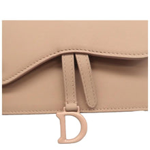 Load image into Gallery viewer, Christian Dior Saddle Grained Calfskin Leather Shoulder Bag Beige
