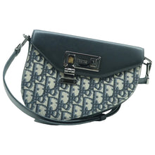Load image into Gallery viewer, Christian Dior Fabric Shoulder Bag Black