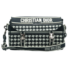 Load image into Gallery viewer, Christian Dior Fabric Shoulder Bag Black