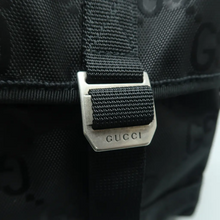 Load image into Gallery viewer, GUCCI Fabric Shoulder Bag Black