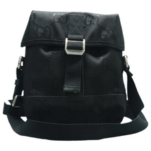 Load image into Gallery viewer, GUCCI Fabric Shoulder Bag Black