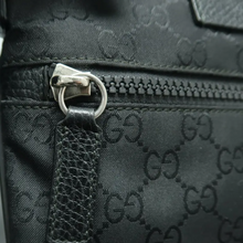 Load image into Gallery viewer, Gucci Canvas Shoulder Bag Black