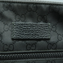 Load image into Gallery viewer, Gucci Canvas Shoulder Bag Black