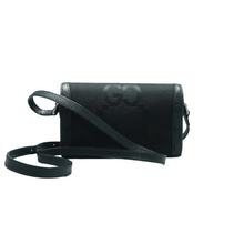Load image into Gallery viewer, GUCCI Horsebit 1955 Fabric Shoulder Bag Black