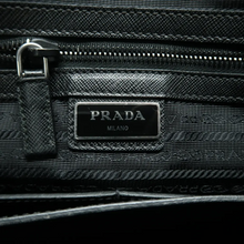 Load image into Gallery viewer, PRADA Fabric Satchel Bag Black