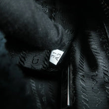 Load image into Gallery viewer, PRADA Re-Edition 2000 Terry Cloth Shoulder Bag Black