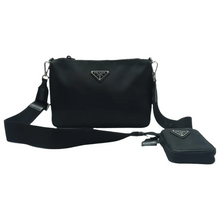 Load image into Gallery viewer, Prada Re-Edition W/P Nylon Shoulder Bag Black