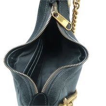 Load image into Gallery viewer, GUCCI Aphrodite Leather Satchel Bag Black