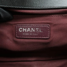 Load image into Gallery viewer, CHANEL Boy Leather Chained Shoulder Bag Black