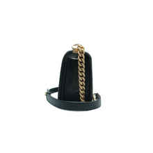 Load image into Gallery viewer, CHANEL Boy Leather Shoulder Bag Black