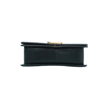 Load image into Gallery viewer, CHANEL Boy Leather Shoulder Bag Black