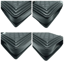 Load image into Gallery viewer, Chanel Boy Leather Shoulder Bag Black