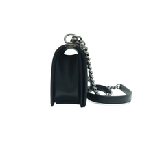 Load image into Gallery viewer, Chanel Boy Leather Shoulder Bag Black