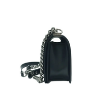 Load image into Gallery viewer, Chanel Boy Leather Shoulder Bag Black