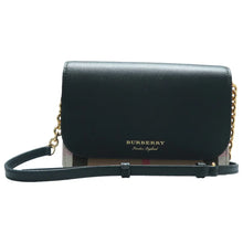 Load image into Gallery viewer, Burberry Leather Shoulder Bag Black