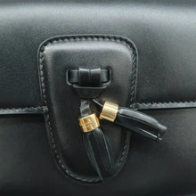 Load image into Gallery viewer, CELINE Leather Tassel Belt Bag Black