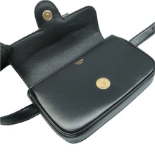 Load image into Gallery viewer, CELINE Leather Tassel Belt Bag Black