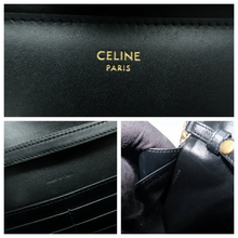 Load image into Gallery viewer, Celine Leather Shoulder Bag Black