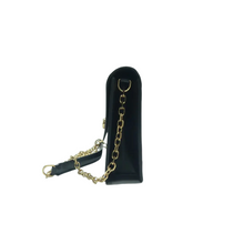 Load image into Gallery viewer, Celine Leather Shoulder Bag Black