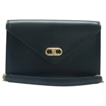 Load image into Gallery viewer, Celine Leather Shoulder Bag Black