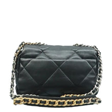 Load image into Gallery viewer, CHANEL 19 Lambskin Quilted Medium Shoulder bag Black