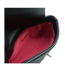 Load image into Gallery viewer, CHANEL 19 Lambskin Quilted Medium Shoulder bag Black