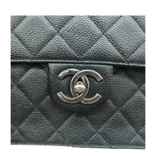 Load image into Gallery viewer, CHANEL Retro Class Flap Caviar Quilted Medium Shoulder Bag Black