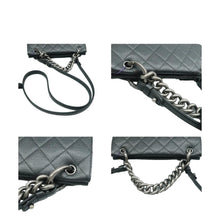 Load image into Gallery viewer, CHANEL Retro Class Flap Caviar Quilted Medium Shoulder Bag Black