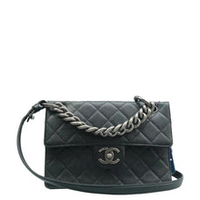 Load image into Gallery viewer, CHANEL Retro Class Flap Caviar Quilted Medium Shoulder Bag Black