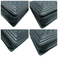 Load image into Gallery viewer, Chanel Leboy Leather Shoulder Bag Black