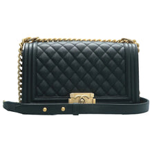 Load image into Gallery viewer, Chanel Leboy Leather Shoulder Bag Black