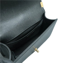 Load image into Gallery viewer, Chanel Leboy Leather Shoulder Bag Black