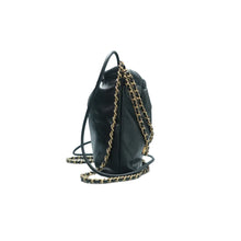 Load image into Gallery viewer, CHANEL 22 Leather Satchel Bag Black