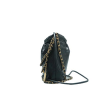 Load image into Gallery viewer, CHANEL 22 Leather Satchel Bag Black