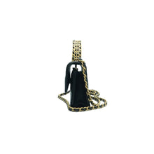 Load image into Gallery viewer, CHANEL Leather Satchel Bag Black