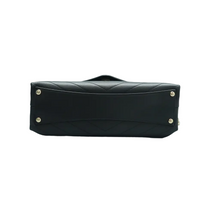 Load image into Gallery viewer, Chanel Leather Shoulder Bag Black