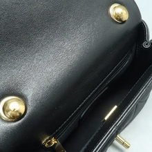 Load image into Gallery viewer, Chanel Leather Shoulder Bag Black