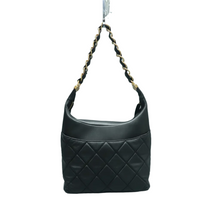 Load image into Gallery viewer, Chanel Leather Shoulder Bag Black