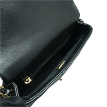 Load image into Gallery viewer, Chanel Leather Shoulder Bag Black