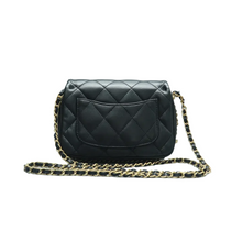 Load image into Gallery viewer, Chanel Leather Shoulder Bag Black