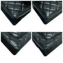Load image into Gallery viewer, CHANEL Leather Shoulder Bag Black